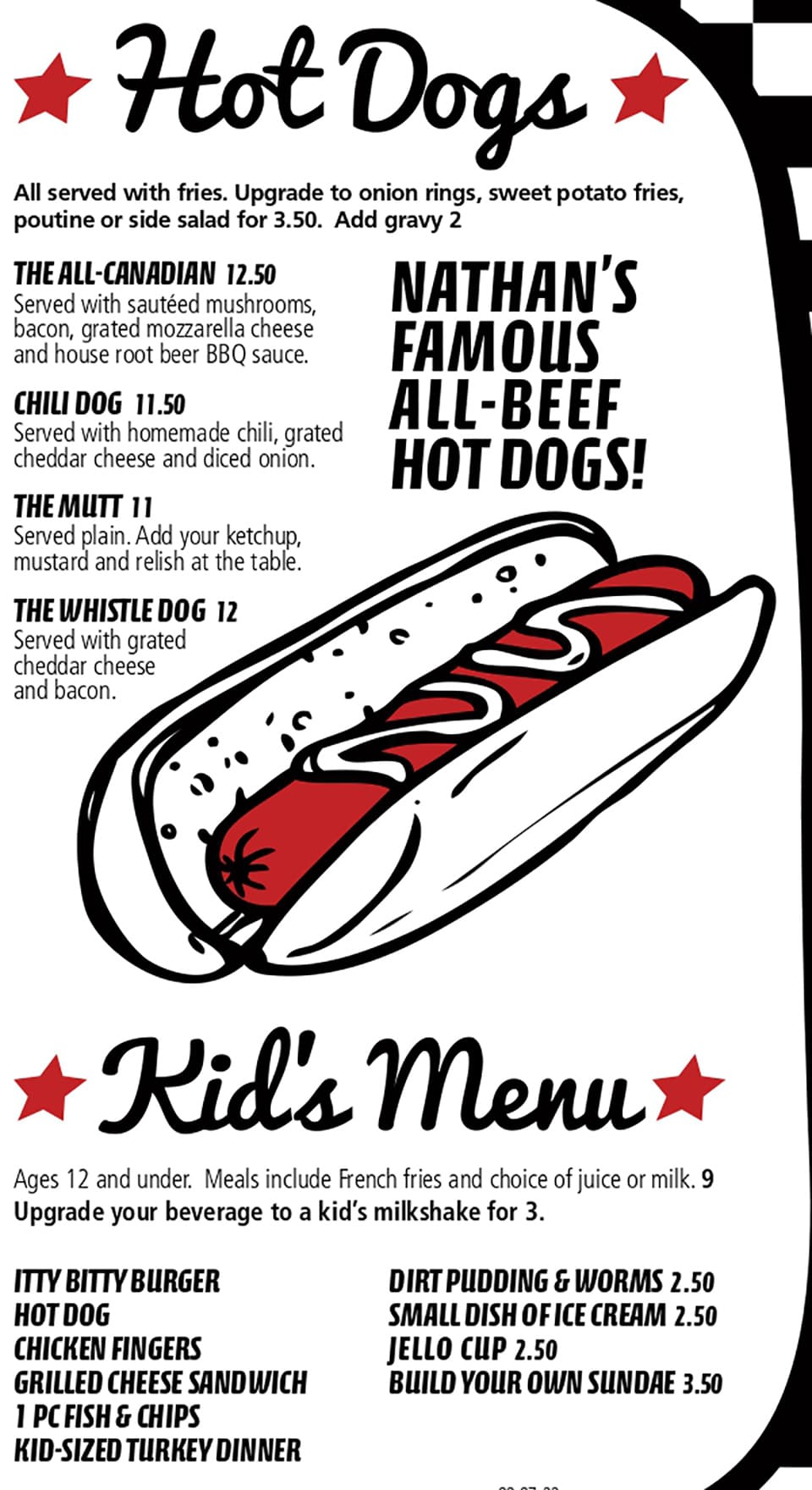 Takeout Menu True North Diner