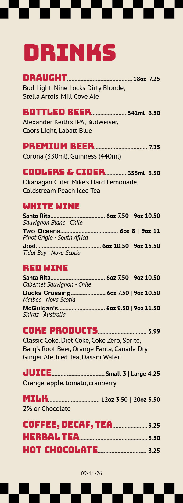 beverages